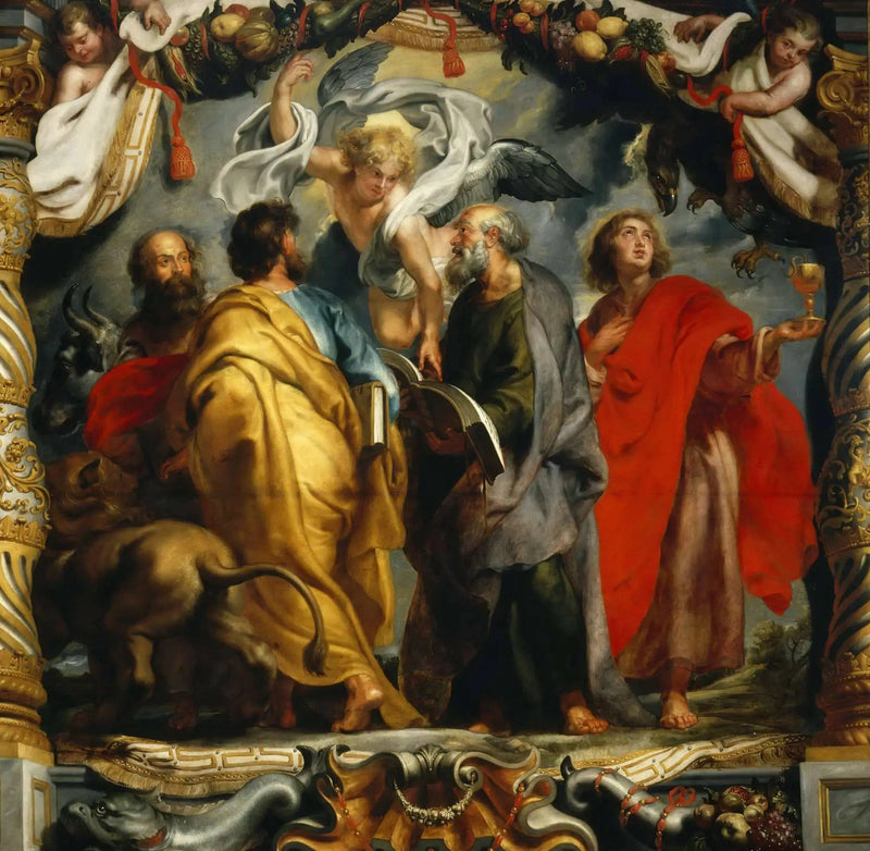 Os quatro evangelistas - Peter Paul Rubens