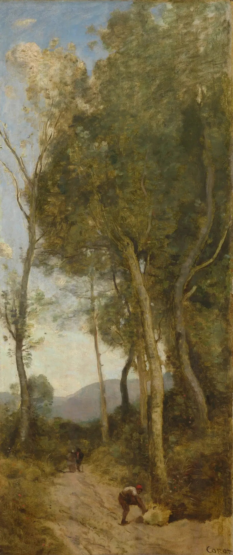 Os quatro momentos do dia: meio-dia - Jean-Baptiste Camille Corot