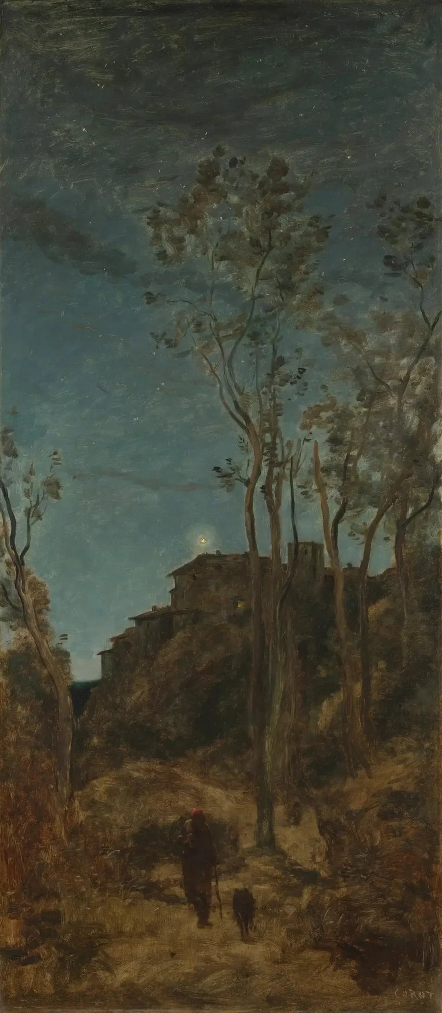 Os quatro momentos do dia: a noite - Jean-Baptiste Camille Corot