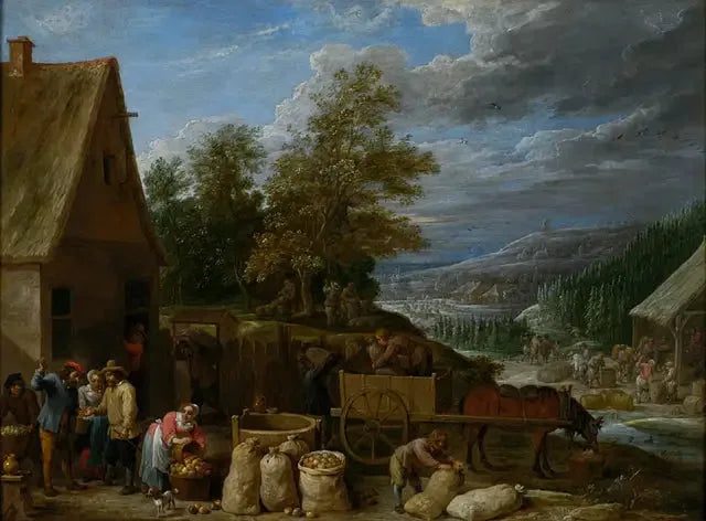 As Quatro Estações (Outono) - David Teniers Júnior