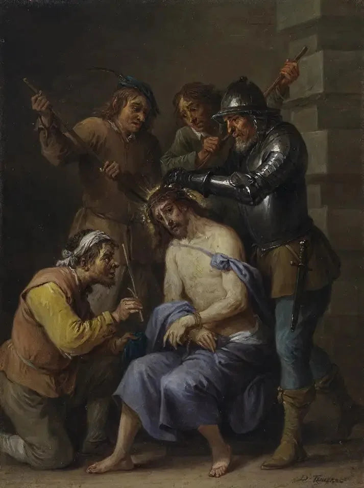 Os quinze segredos do rosário: a coroa de espinhos de Cristo - David Teniers o Jovem