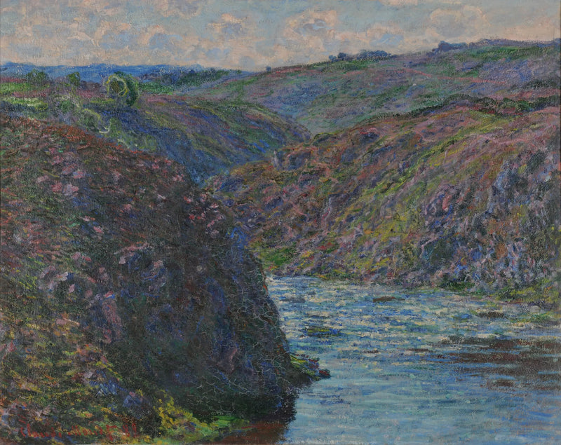 Os Ravinhs de la Creuse - Claude Monet