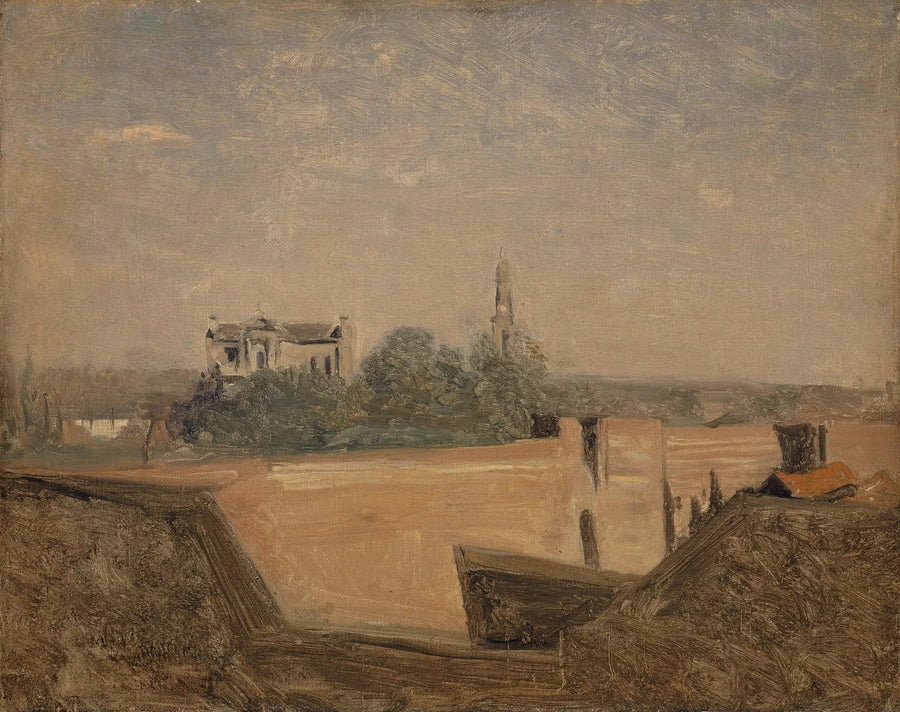 As muralhas de Arras - Jean-Baptiste Camille Corot