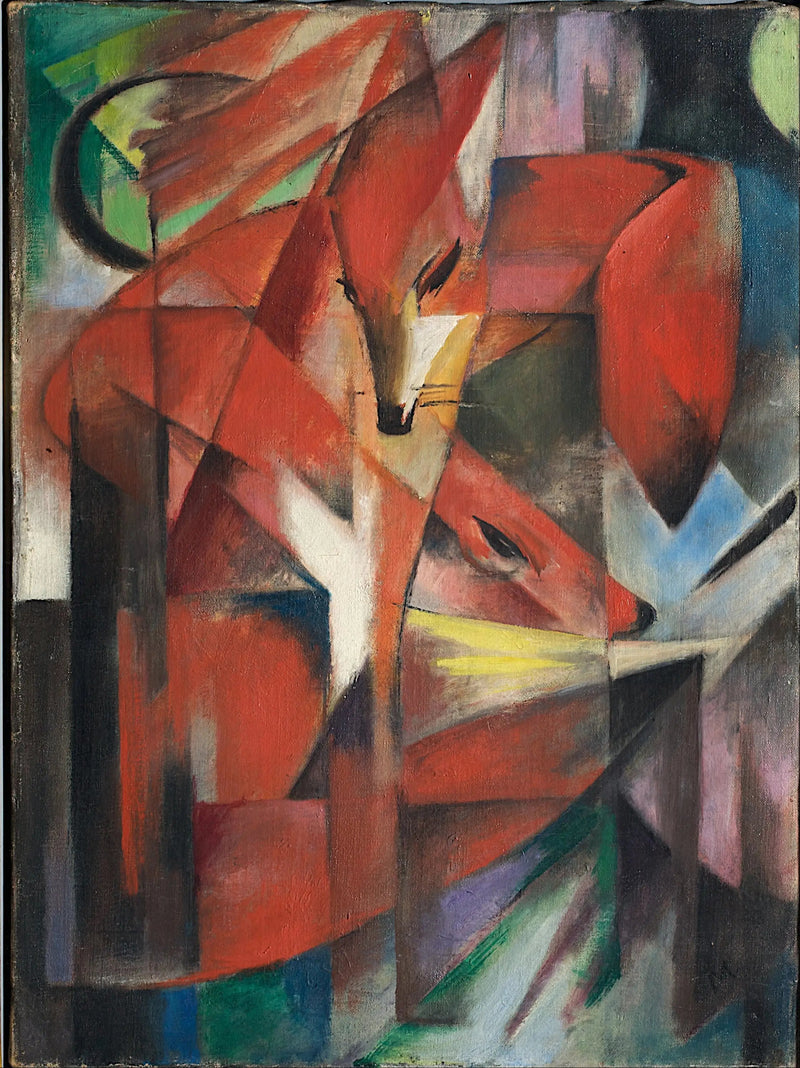 As raposas - Franz Marc