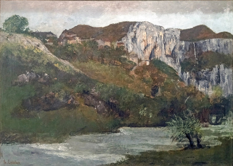 As Rochas de Ornans - Gustave Courbet