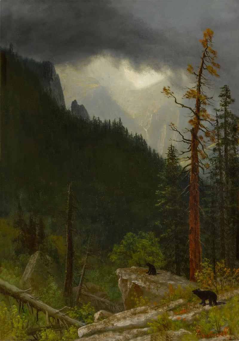 As Rochosas após uma tempestade - Albert Bierstadt