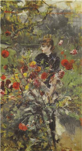 As rosas de verão - Giovanni Boldini