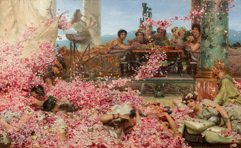 As Rosas de Héliogábalo - Lawrence Alma-Tadema