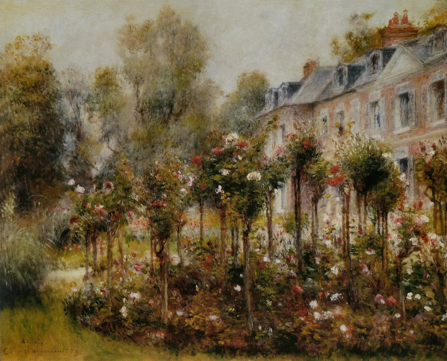 Os Rosais em Wargemont - Pierre-Auguste Renoir