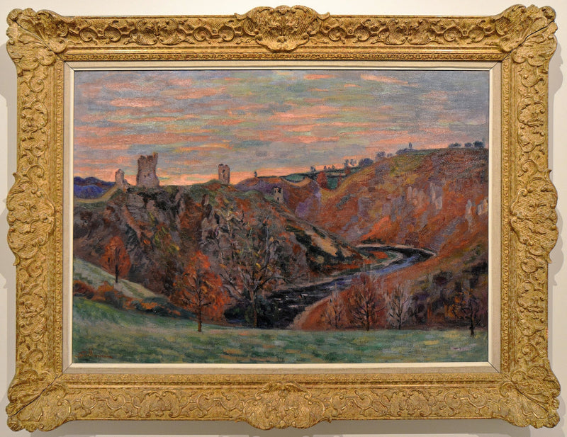 As ruínas do castelo de Crozant - Armand Guillaumin