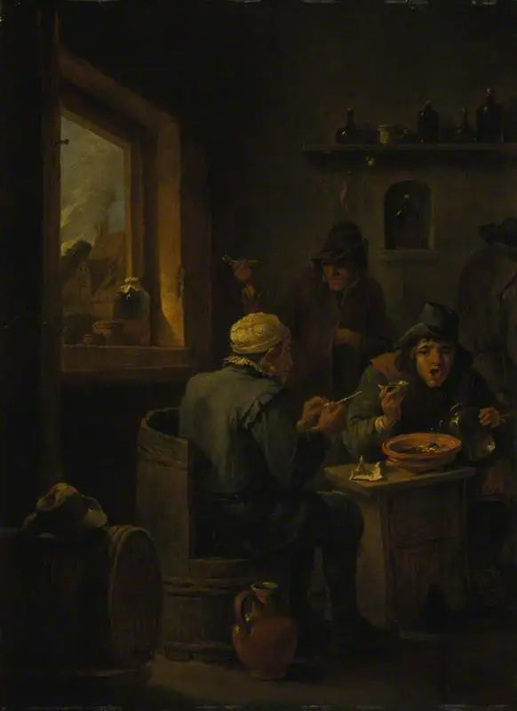 Os grosseiros bebem - David Teniers, o Jovem