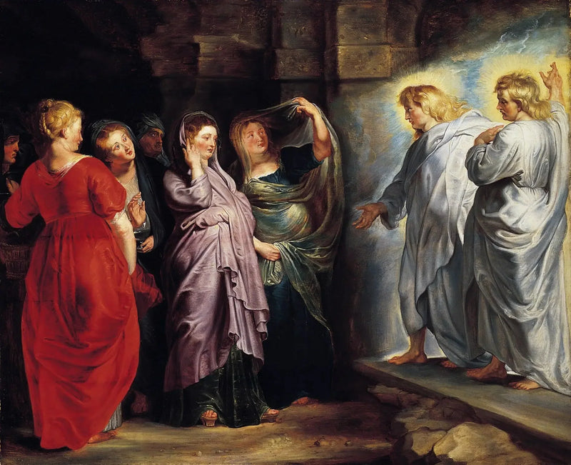 As Santas Mulheres no Túmulo - Peter Paul Rubens