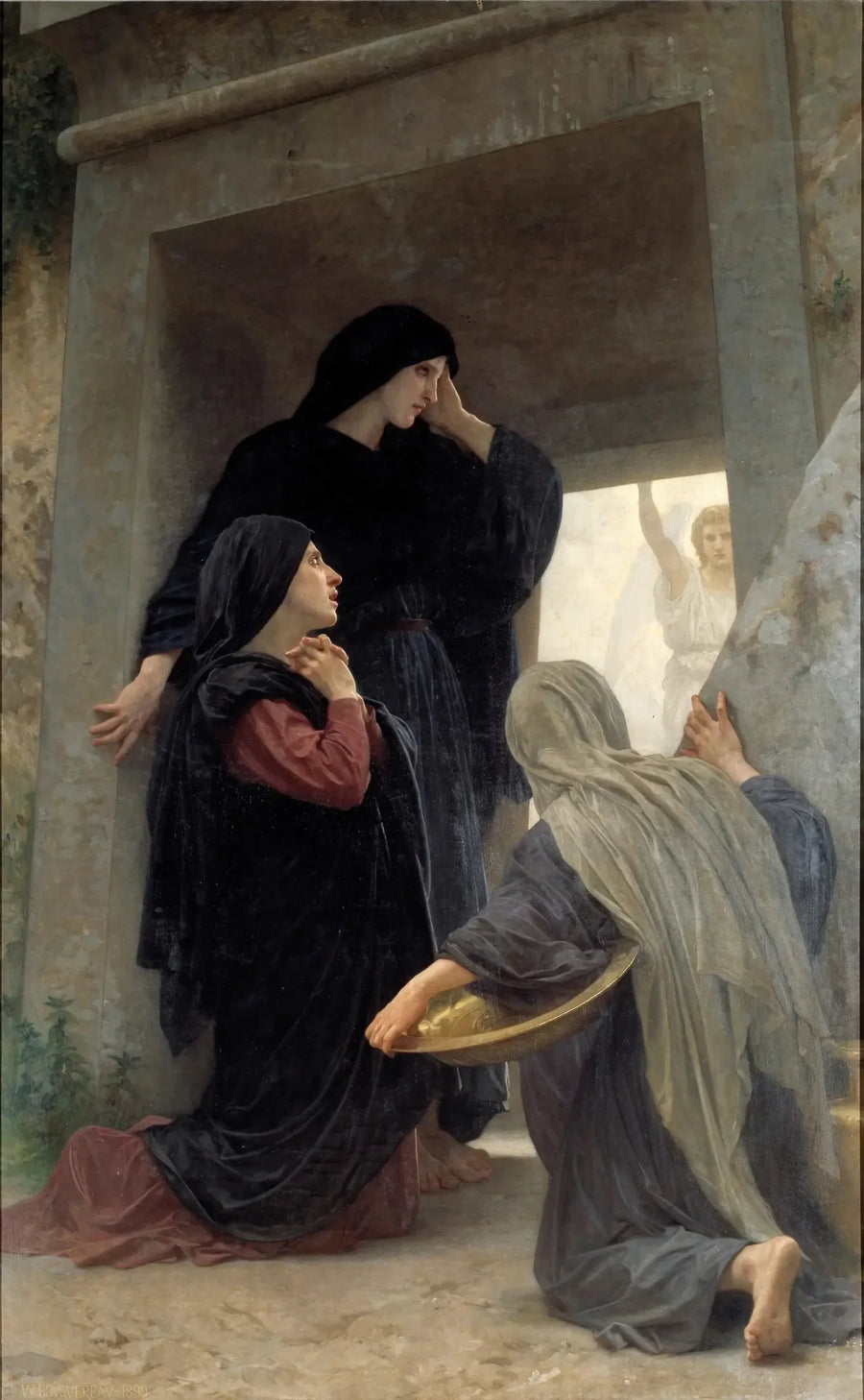 As santas mulheres no túmulo - Bouguereau