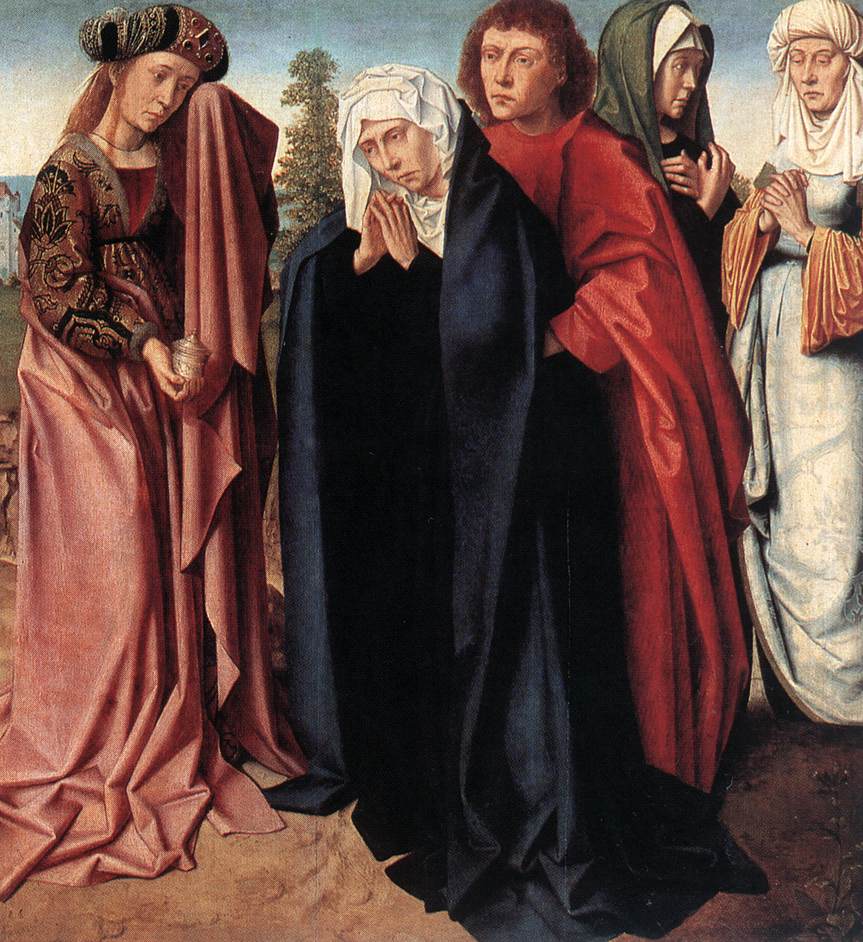 As Santas Mulheres e São João no Gólgota - Gérard David