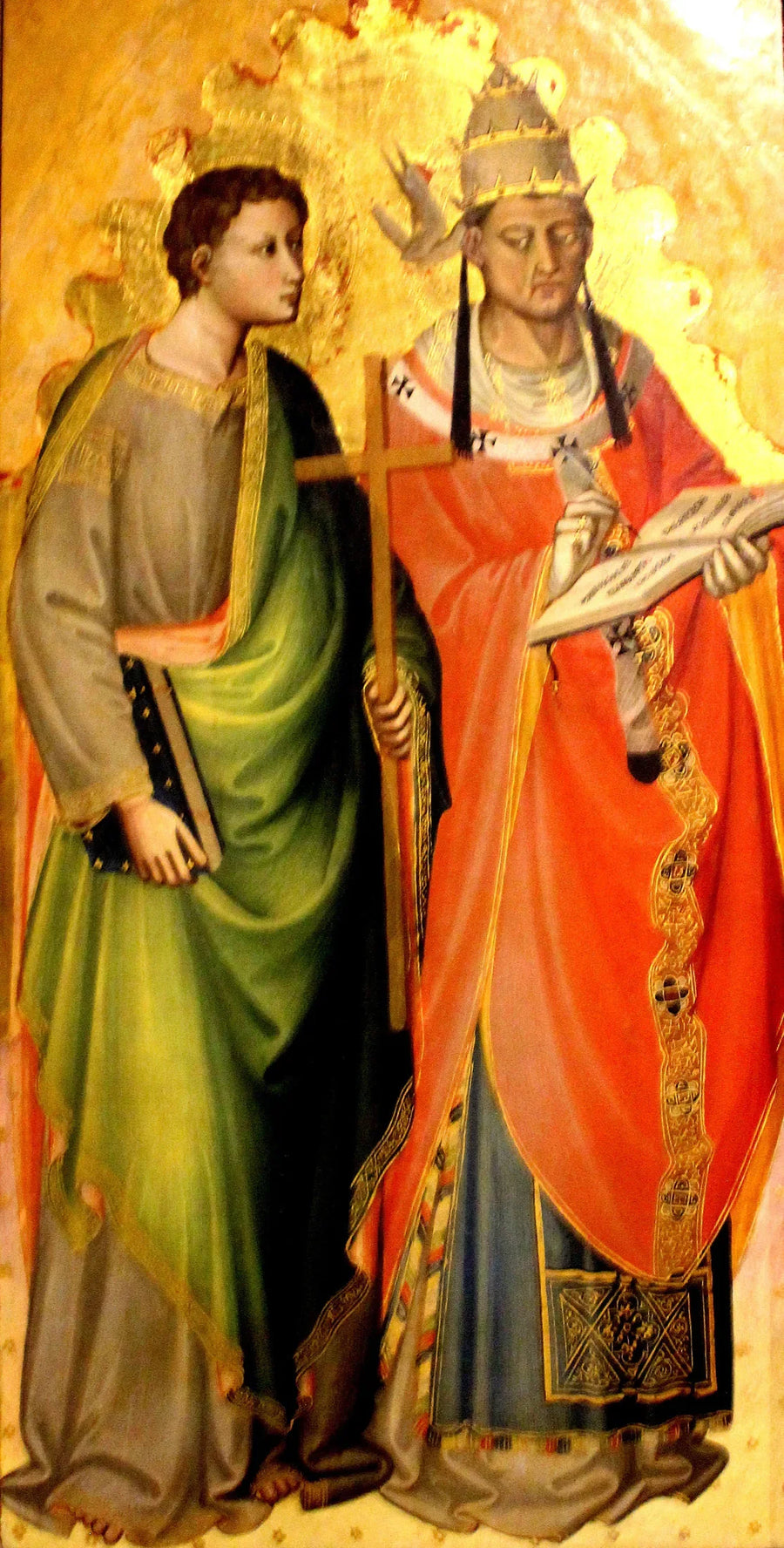 Os santos Gregório Magno e Filipe - Bicci di Lorenzo