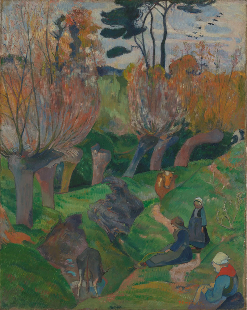 Os Salgueiros - Paul Gauguin