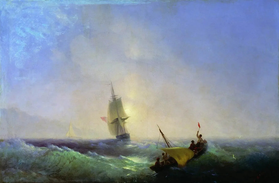 Os Salvadores do Naufrágio - Ivan Aivazovsky