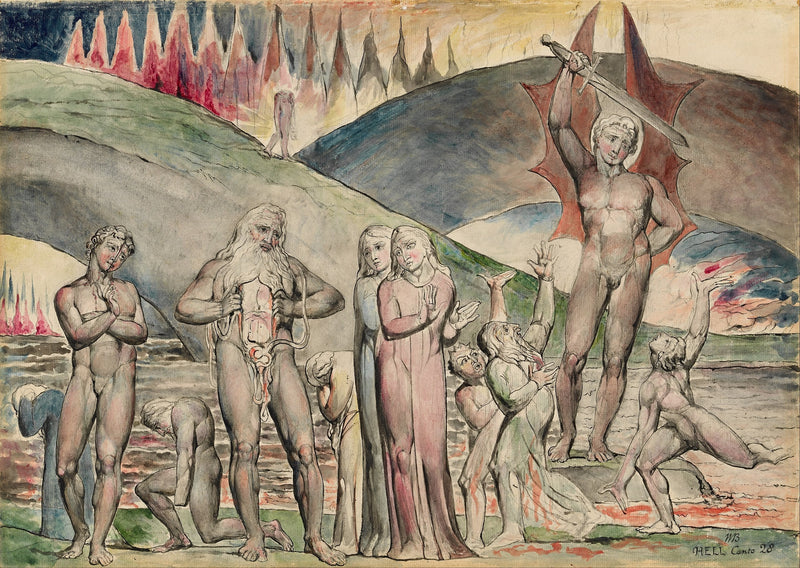 Os cismáticos e os semeadores de discórdia - Maomé - William Blake