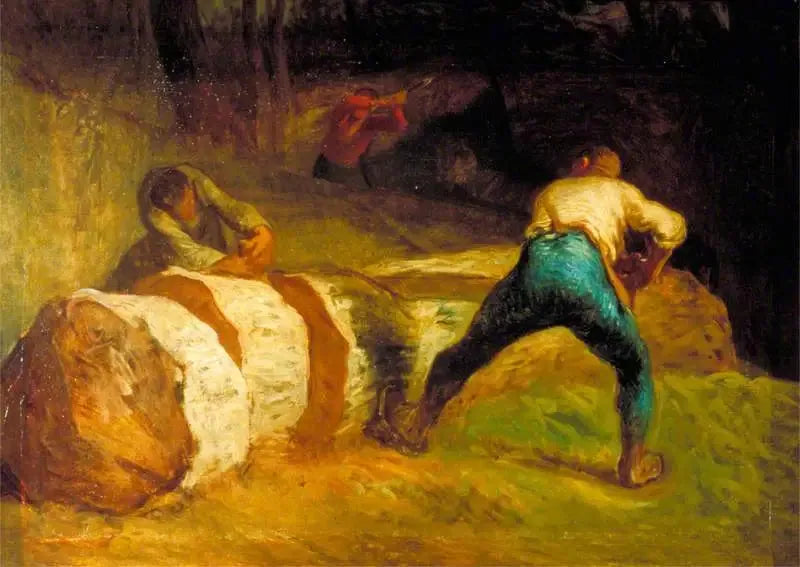 Os serradores de madeira - Jean-François Millet
