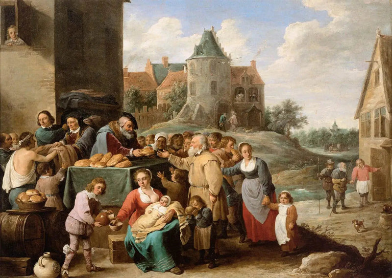 As Sete Obras de Misericórdia - David Teniers Júnior