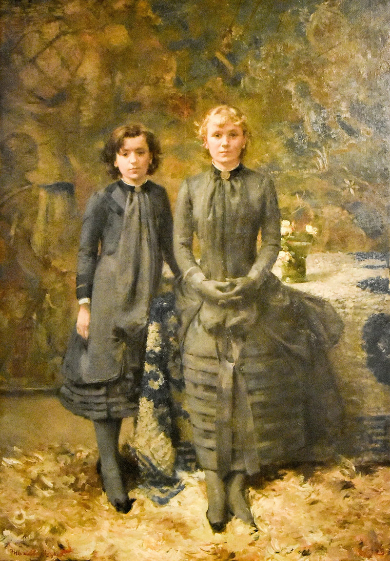 As irmãs do pintor Schlobach - Théo van Rysselberghe