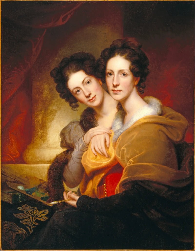 As Irmãs (Eleanor e Rosalba Peale) - Rembrandt Peale