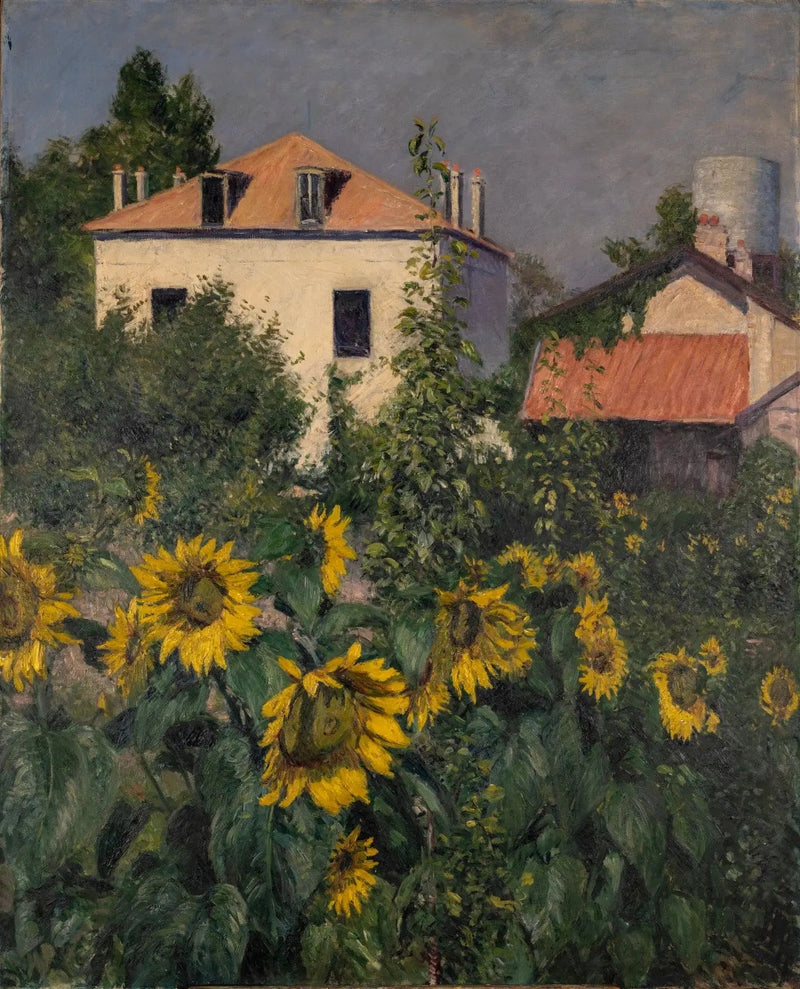 Os Sóis, jardim do Petit Gennevilliers - Gustave Caillebotte