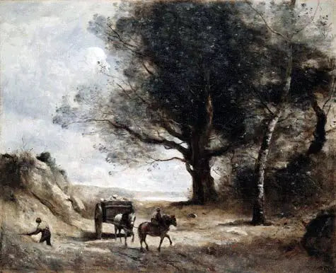 Os pedreiros - Jean-Baptiste Camille Corot