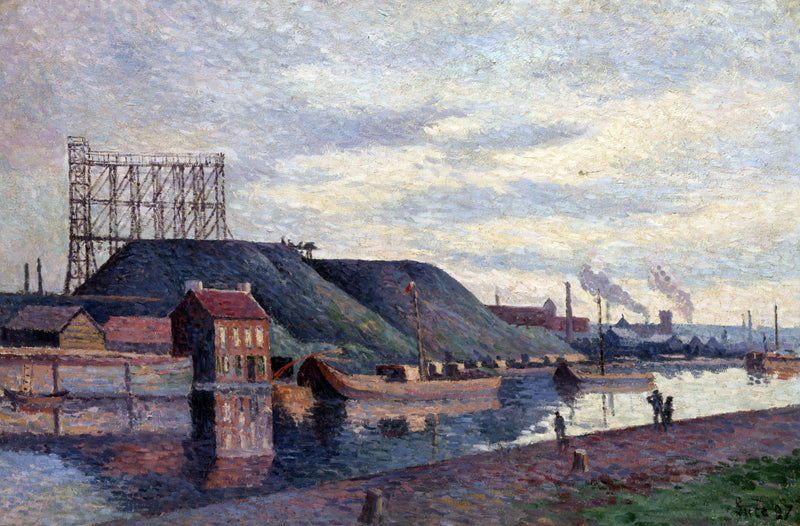 Os aterros de Sacré Madame - Maximilien Luce