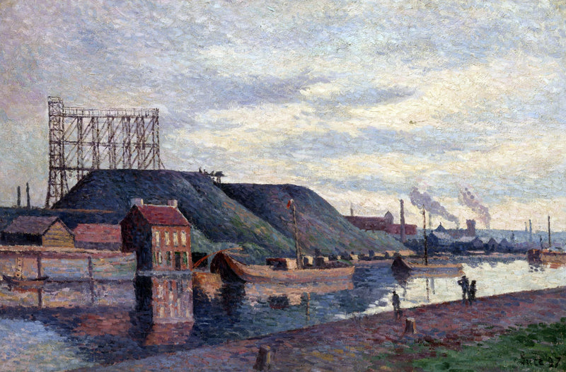 Os aterros de Sacré Madame - Maximilien Luce