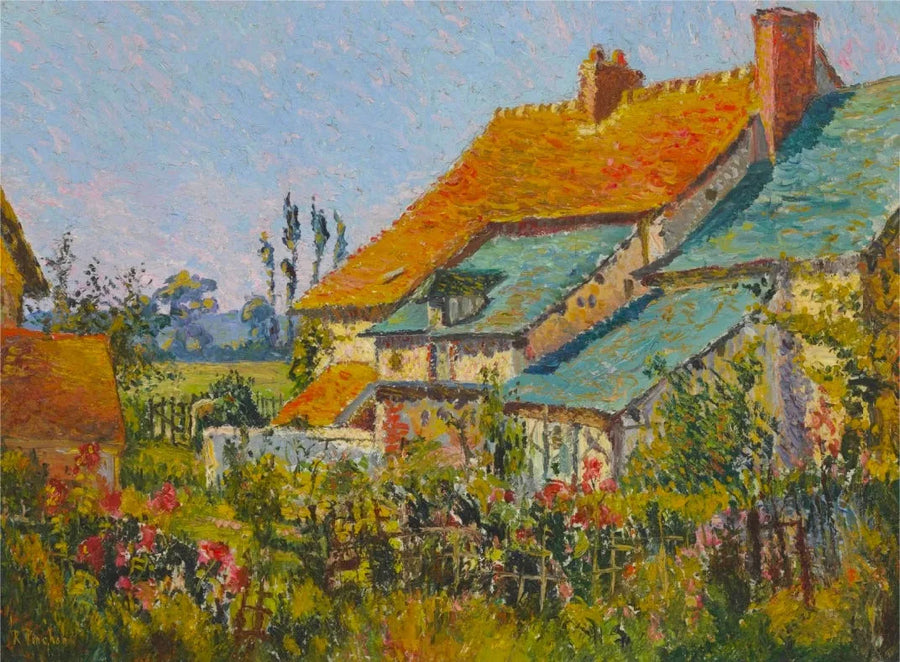 Os telhados vermelhos - Robert Antoine Pinchon