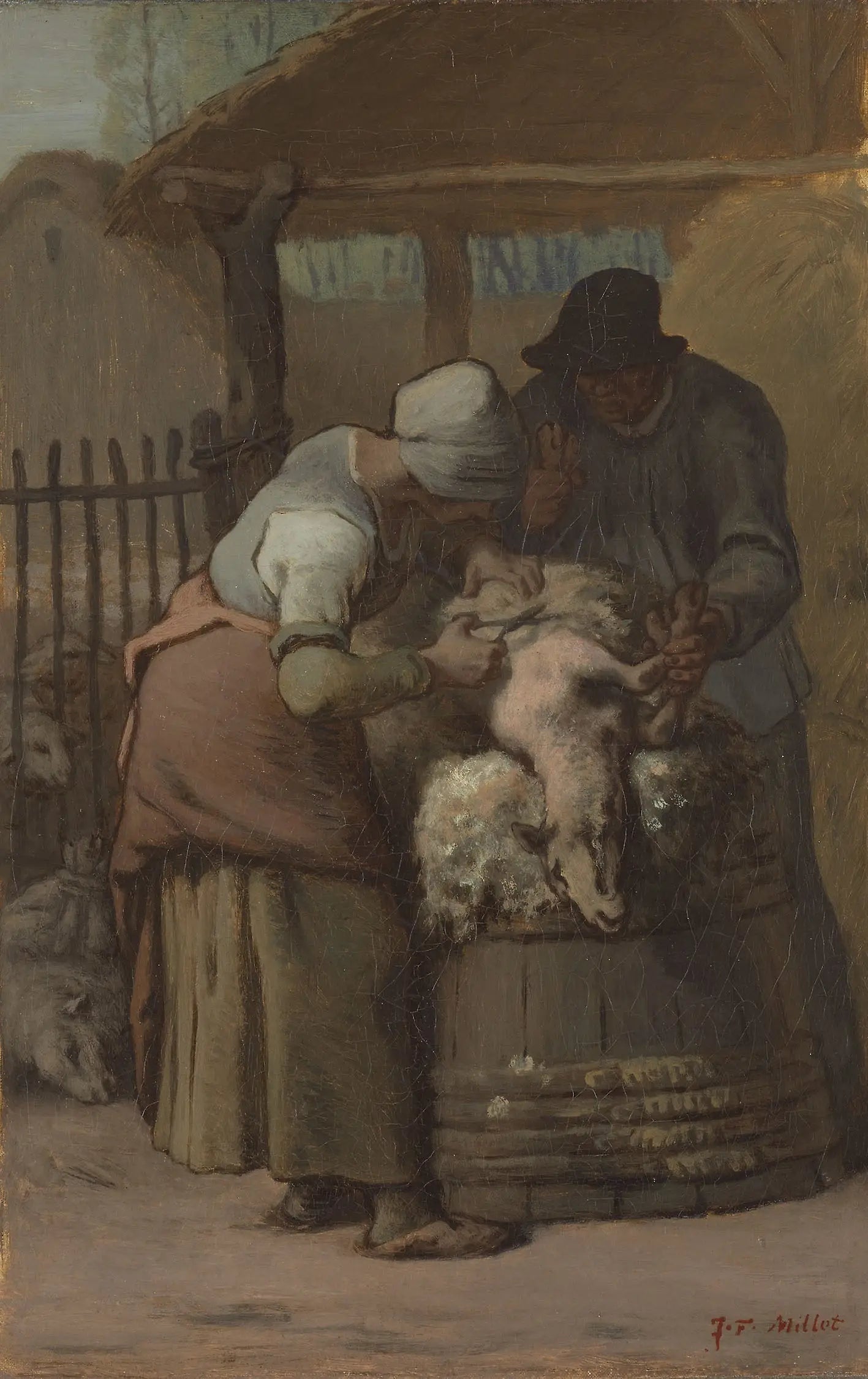 Les tondeurs de moutons - Jean-François Millet - Alpha Reproduction