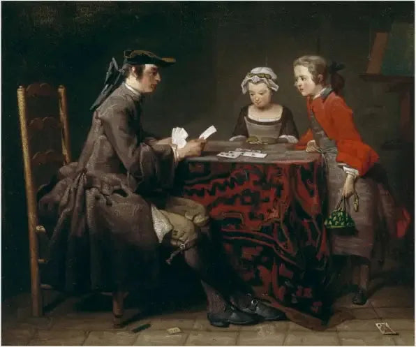 As Torres de Cartas - Jean Simeón Chardin
