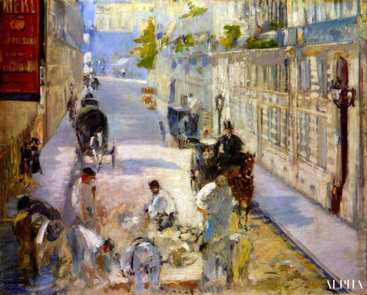 Les travailleurs de rue - Edouard Manet - Reproductions de tableaux et peintures haut de gamme