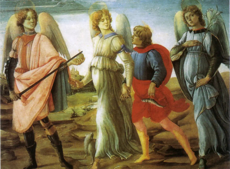 Os Três Arcanjos com Tobias - Filippino Lippi
