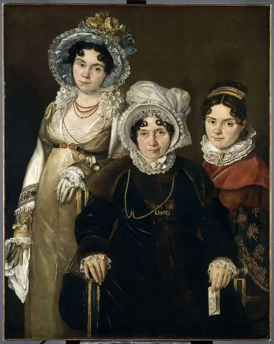 As Três Damas de Gand - Jacques-Louis David