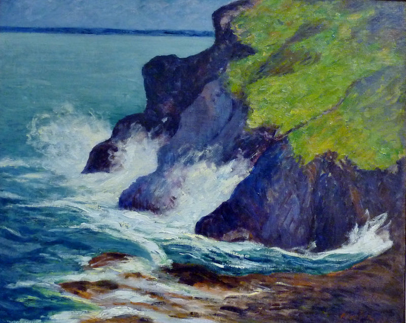 As três falésias. Saint-Jean-du-Doigt - Maxime Maufra