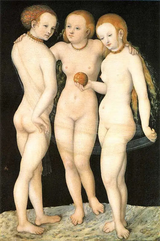 As Três Graças - Lucas Cranach, o Velho