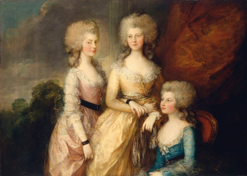 As Três Princesas Mais Velhas - Thomas Gainsborough