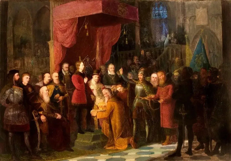 Os czares Chouïski levados por Żółkiewski ao Sejm de Varsóvia diante de Zygmunt III - Jan Matejko
