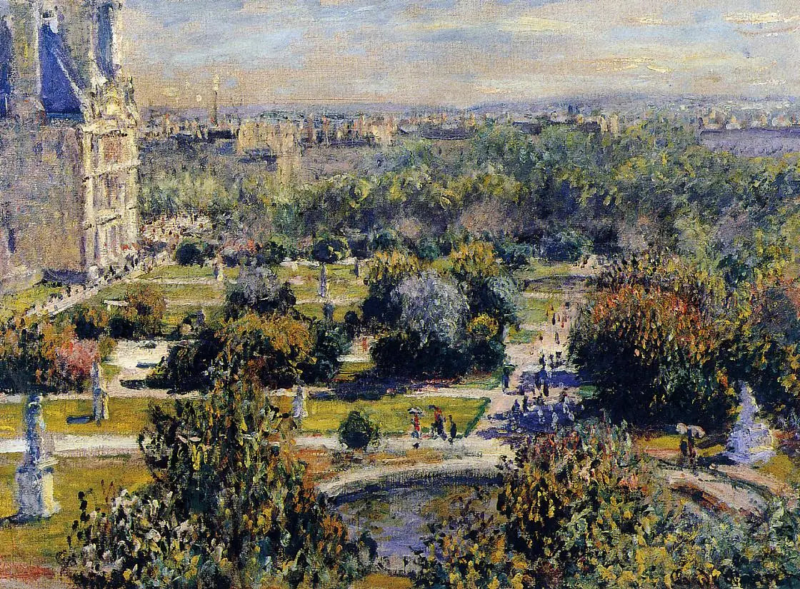 Reproduction du tableau « Les Tuileries - Claude Monet » par Alpha Reproduction en peinture à l’huile