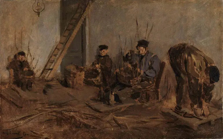 Les Vanniers (Die Korbflechter) - Max Liebermann
Os Cesteiros (Die Korbflechter) - Max Liebermann