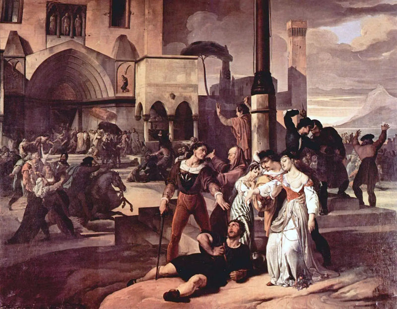 As Vésperas Sicilianas - Francesco Hayez