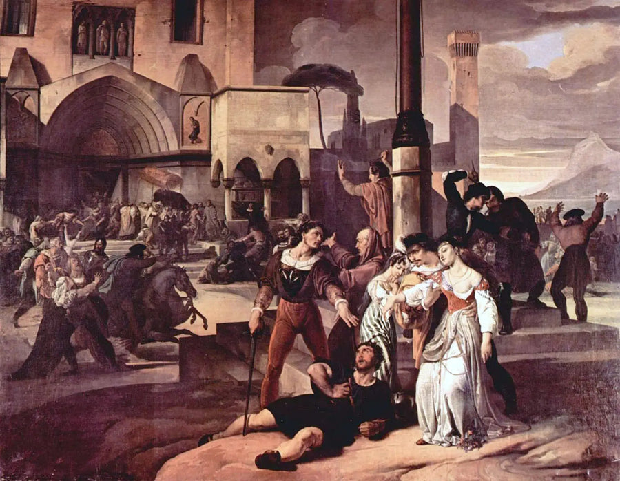 As Vésperas Sicilianas - Francesco Hayez