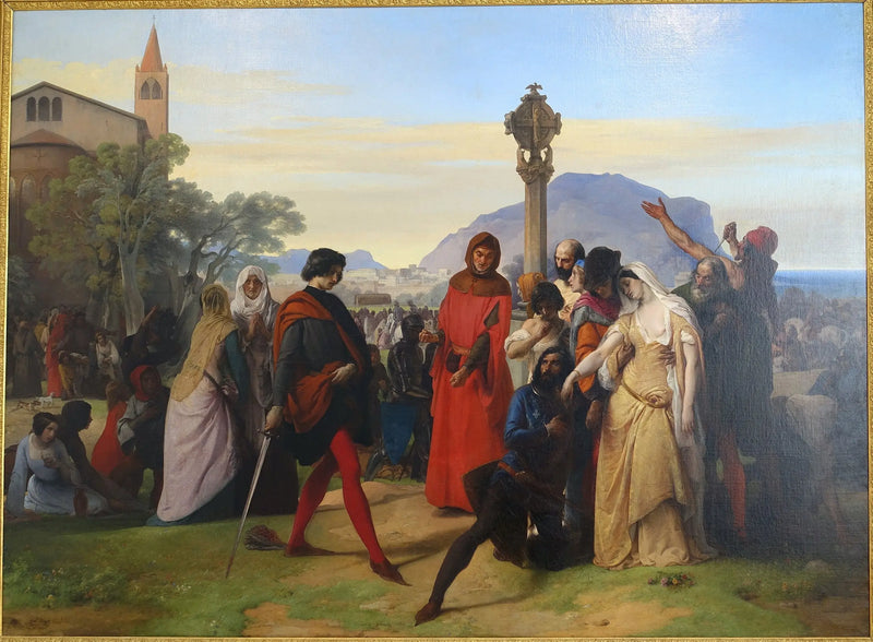 As Vésperas Sicilianas - Francesco Hayez