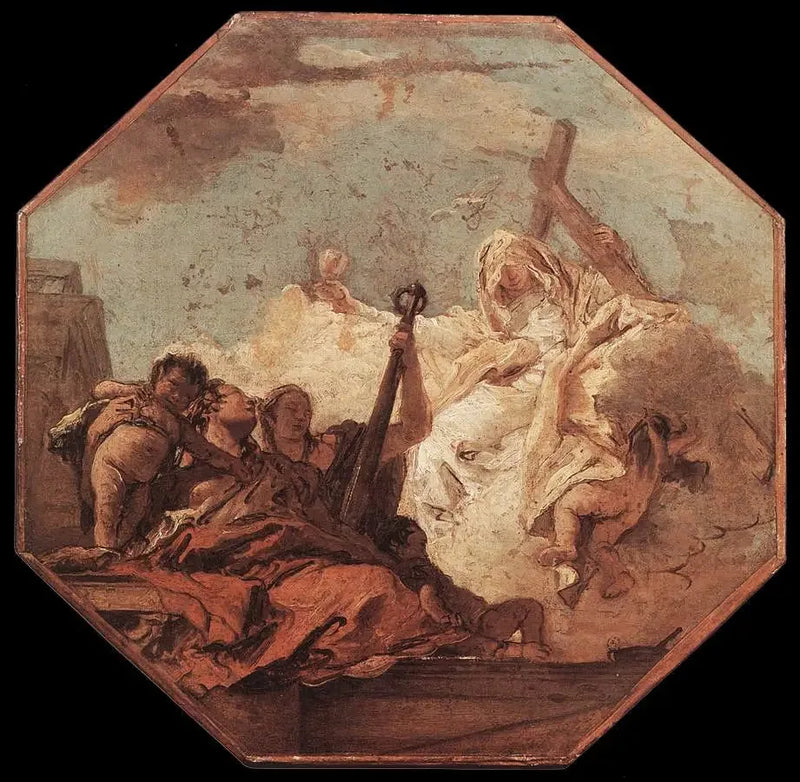 As virtudes teologais - Giovanni Battista Tiepolo