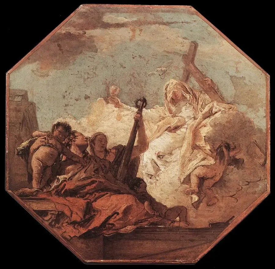 As virtudes teologais - Giovanni Battista Tiepolo