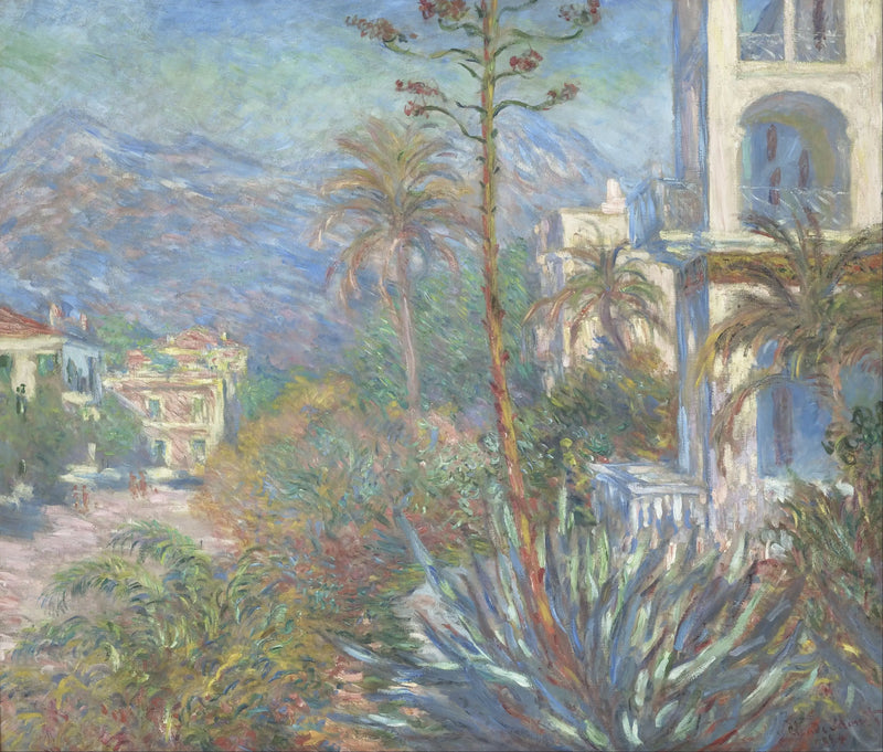 As Villas em Bordighera - Claude Monet