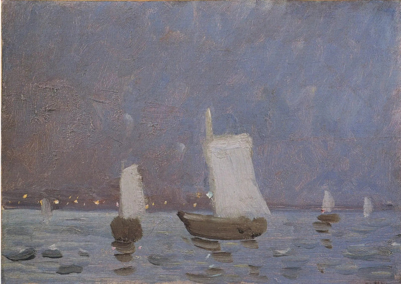 Os veleiros - Édouard Manet