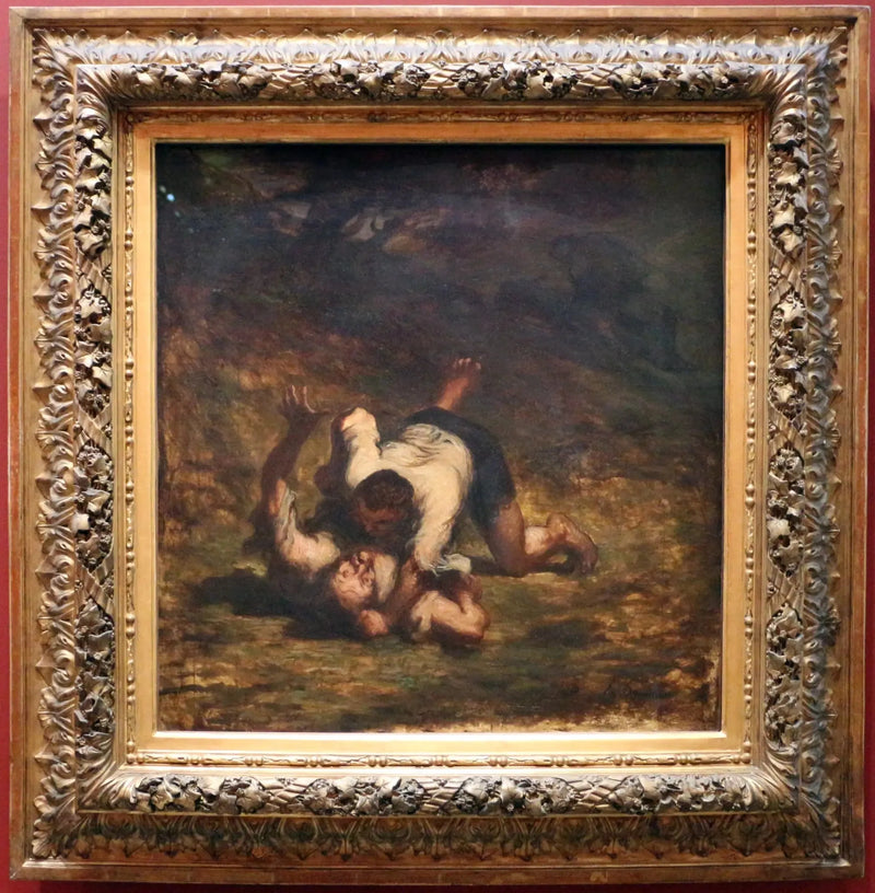Os Ladrões e o Burro - Honoré Daumier